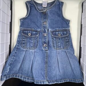 OLD Navy Denim Jumper Dress 12-18m